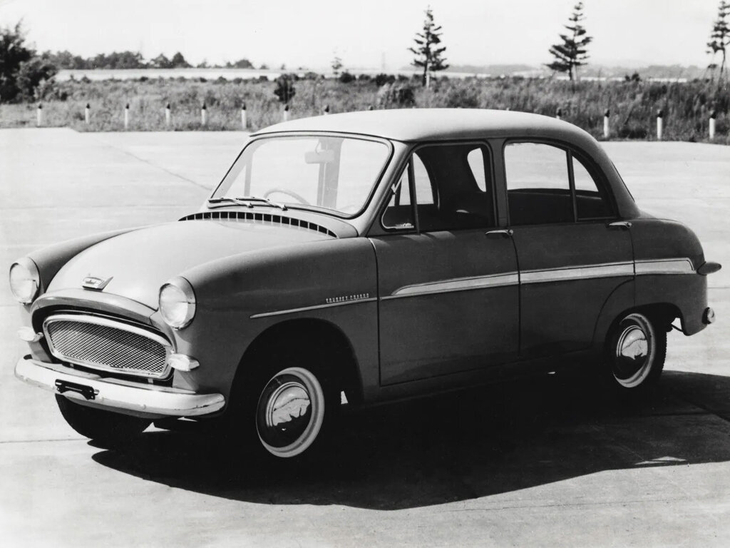 Toyota Corona 1 поколение, 2-й рестайлинг, седан (10.1959 - 03.1960)